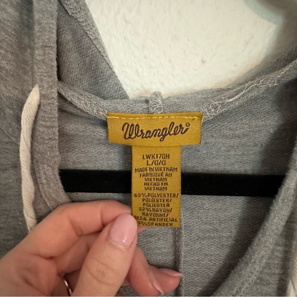 Wrangler Heather Gray Hoodie - Picture 2 of 3